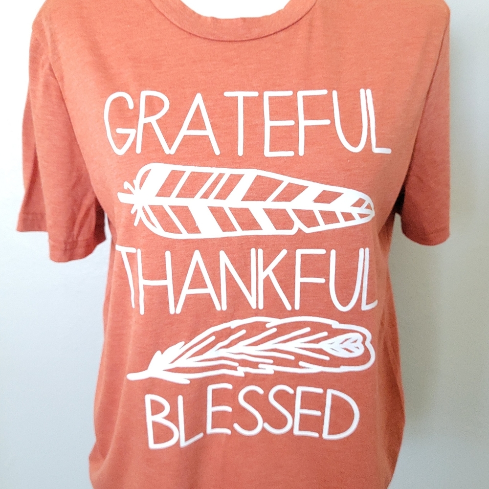 3/$30 Bundle: Grateful Thankful Blessed T-shirt